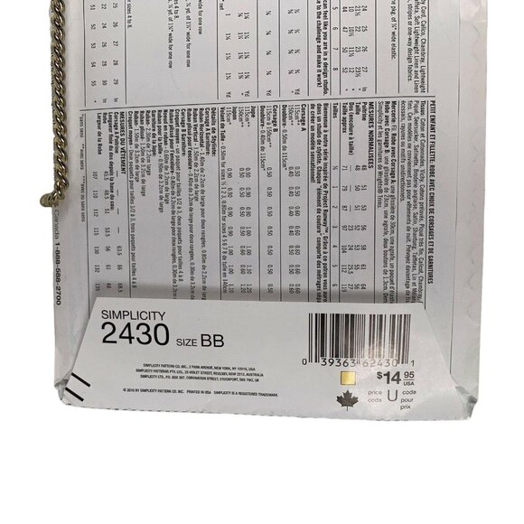 Simplicity 2430 Project Runway Bodice Dress Sundress Pattern Size BB 4 - 8 Uncut - Picture 6 of 7